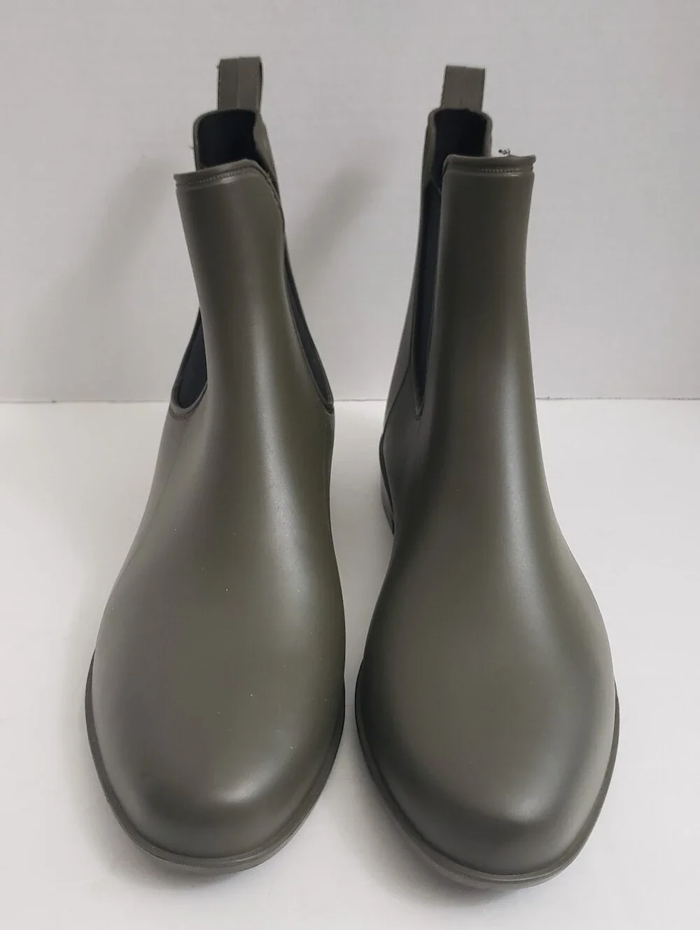 Sz 7 A New Day Olive Green Chelsea Ankle Rain Boots